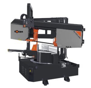 Cosen 12.6” Semi-Automatic Horizontal Dual Post Mitering Band Saw SH-510LDM - Image 2