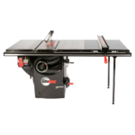 SawStop Professional 3HP Cabinet Saw with 36" Professional T-Glide Rip Fence, Rails/Extension Table