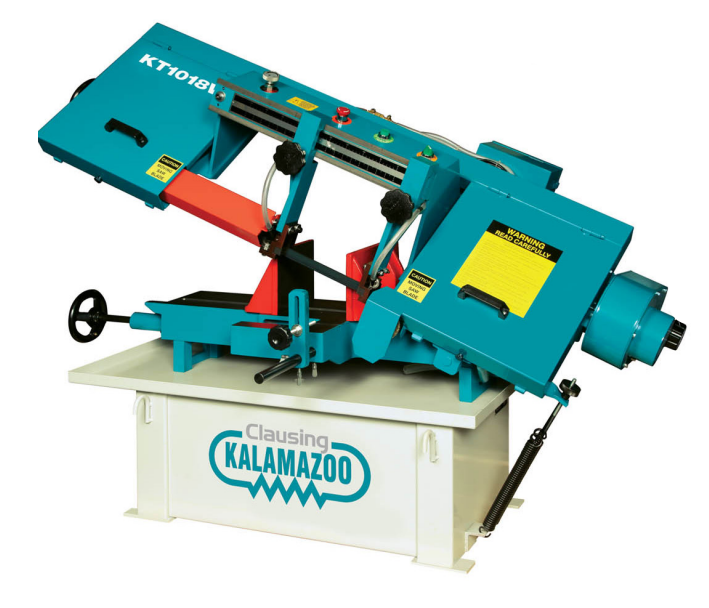 Screenshot202022-12-0820164205.png Clausing Kalamazoo 230V Three Phase 10”x18” Manual 4-Speed Horizontal Bandsaw KT1018W - Image 1