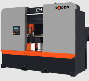 Cosen 18" C-Tech Fully Automatic Enclosed Horizontal Dual Post Band Saw with SNC-100 & V-Drive C-4 - Image 2