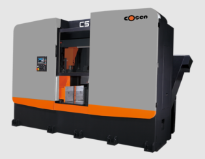 Cosen 22" C-Tech Fully Automatic Enclosed Horizontal Dual Post Band Saw with SNC-100 & V-Drive C-5