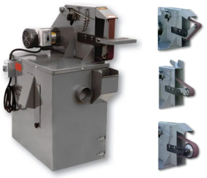 Kalamazoo Industries 1HP 460V Three Phase 2” x 72” Industrial Belt Grinder with Vacuum Base S272V - Image 2