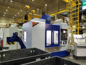 Campro USA 41.3" x 20.9" x 30.7" High Performance Box Way Vertical Machining Center with Mitsubishi Control CPV-1050B - Image 2