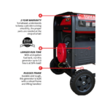 7000 Watt Honda Powered Portable Generator Gas Power Professional Use - Image 2