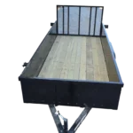 CA126 Caliber 6x14 Utility Trailer HD TA W/ Solid Sides