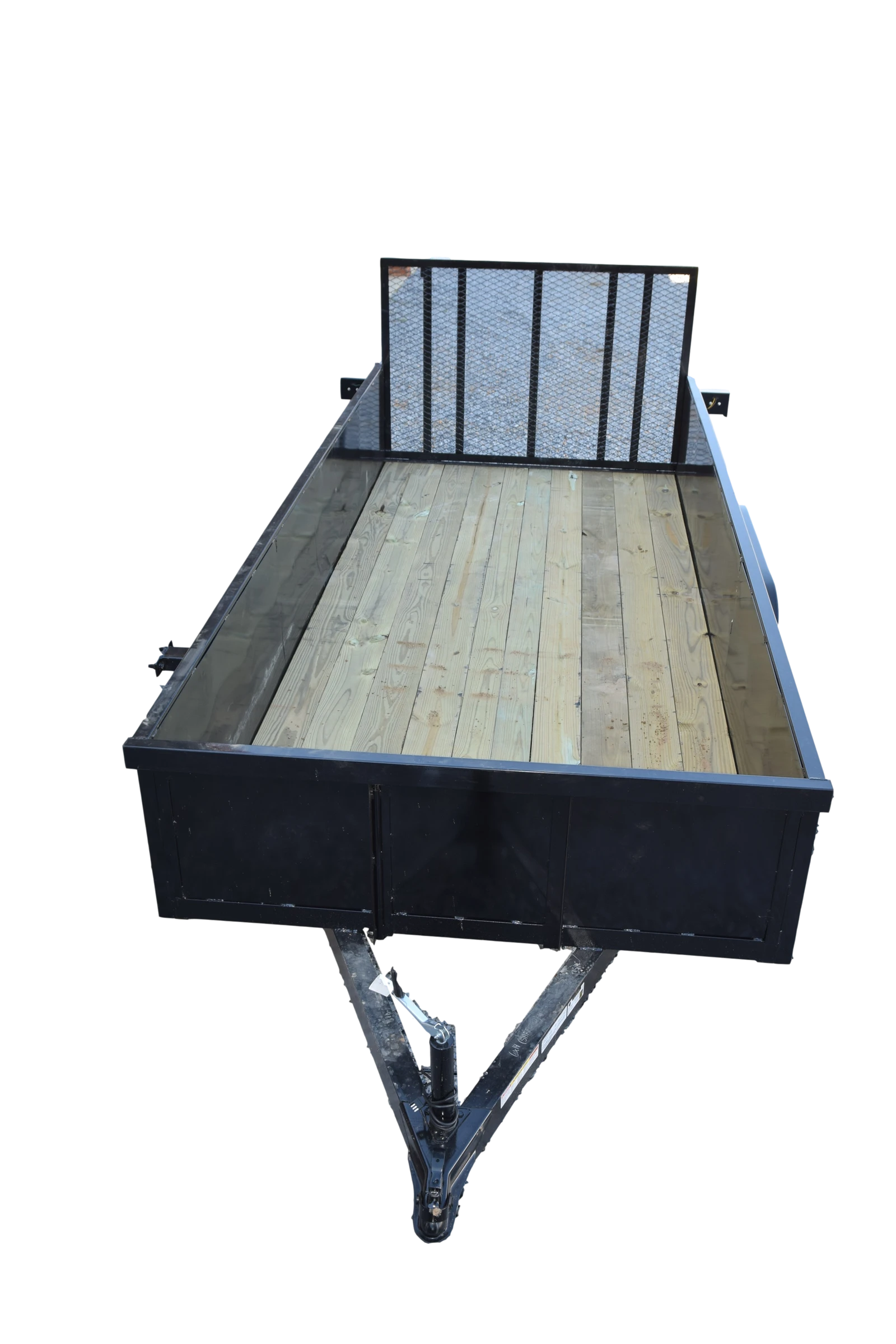 TL-HG614-1_clipped_rev_1 CA126 Caliber 6x14 Utility Trailer HD TA W/ Solid Sides - Image 1