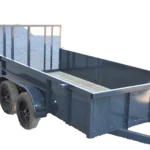 CA125 Caliber 6x12 Utility Trailer HD TA W/ Solid Sides
