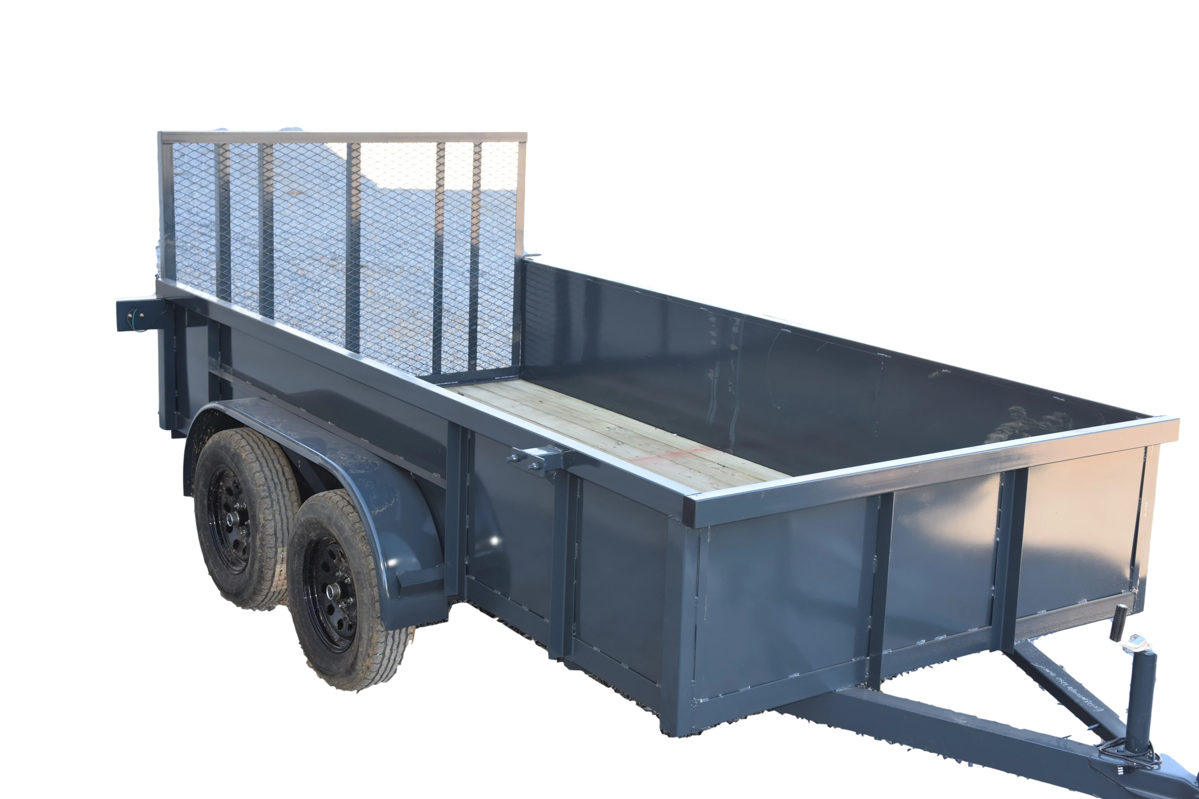 TLHG612-4_clipped_rev_1 CA125 Caliber 6x12 Utility Trailer HD TA W/ Solid Sides - Image 1