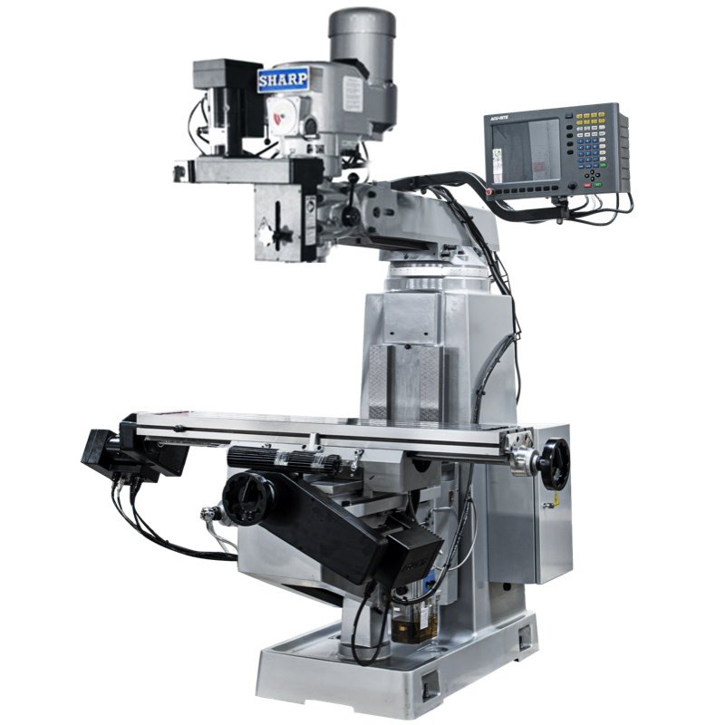 TMV-MP-3-2 Sharp Industries 440V 50” Variable Speed 3 Axes CNC Vertical Knee Mill TMV/MP-3 G2 - Image 1