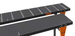 TigerStop TABR22 Steel Roller Material Handling Table 24' L x 14.44" W