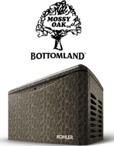 Kohler 20RCA 20kW Generator with Mossy Oak Camo Enclosure