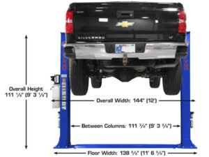 Atlas® Platinum PVL-9BP ALI Certified Base-Plate 2 Post Lift 9,000 lbs - Image 4