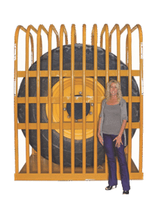 T112 12-Bar Earthmover Tire Inflation Cage