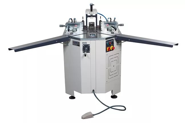 adf040_b7753314d2264a0cbb1906943c60dee3_mv2_d_4040_2693_s_4_2 OZ Machine 220V 3HP Automatic Hydraulic Aluminum Corner Crimping Machine with Rising Miter APEX - I A - Image 1