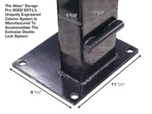 Atlas® Garage Pro 8000 Ext-L Ex-Tall Ex-Long Service/Parking 4 Post Lift 8,000 lbs - Image 4