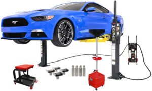 MaxJax® M7K 7Portable Two Post Garage Lift - Supreme Package