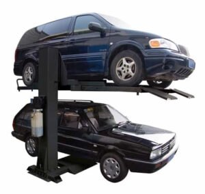 Auto Lift AL-SP-6K-SS 6000 lb. Single Column Car Storage Lift - Image 2