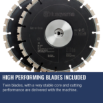Husqvarna K4000 Cut‑n‑Break Electric Saw + FREE EL35 CnB Diamond Blades + Ironclad Gloves - Image 7