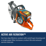 Husqvarna K1270 Rail Saw Powerhead – Gas - Image 5