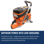 Husqvarna K1270 Rail Saw Powerhead – Gas - Image 2
