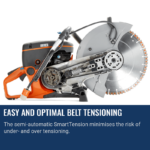 Husqvarna K970 SmartGuard Concrete Saw – Gas - Image 2