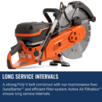 Husqvarna K970 SmartGuard Concrete Saw – Gas - Image 3