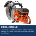 Husqvarna K970 SmartGuard Concrete Saw – Gas - Image 4