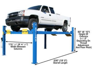 Atlas® 412A Commercial Grade 4 Post Alignment Lift 12,000 lbs - Image 2