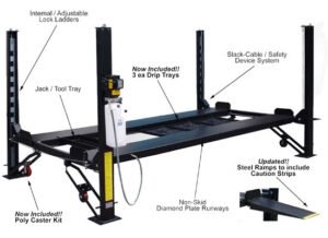 Auto Lift Car-Park-8-PlusP Extra Tall 8K lb Car Storage Parking Lift - Image 2