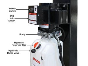 Atlas® Apex 9 ALI Certified 4 Post Hobbyist Parking Lift 9,000 lbs - Image 8