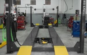 BendPak HDS-14LSX Extended Four Post Car Alignment Lift 14,000 lb. - New Gray - Image 13