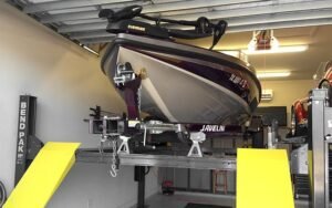 BendPak HD-9ST Narrow Width 4 Post Car Lift 9,000 lb. - New Gray - Image 15