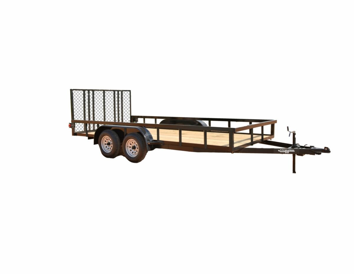 br144-2-scaled-e1652420281203 BR144 Bye-Rite 7X16 Utility Trailer - Image 1