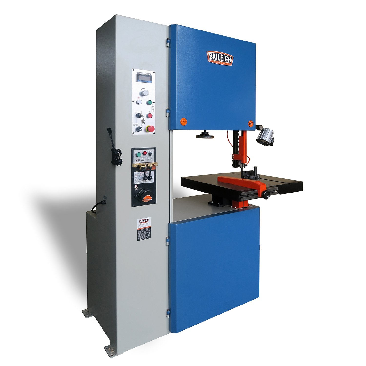 bsv-24vs-v2_main_0.jpg Baileigh Industrial 3HP 220V Three Phase Vertical Band Saw BSV-24VS-V2 1230391 - Image 1