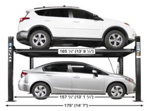 Atlas® Garage Apex 8 ALI Certified 4 Post Parking Lift 8,000 lbs - Image 2
