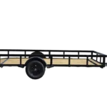 CA149 Caliber 7x14 Utility Trailer HD W/ Dove Tail & Tube Gate