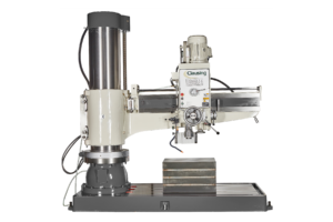 Clausing 230V Three Phase 62” Arm 12-Speed Radial Drill with Hydraulic Clamping System CL1600H