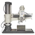 Clausing 230V Three Phase 62” Arm 12-Speed Extended-Column Radial Drill with Hydraulic Clamping System CL1600HX