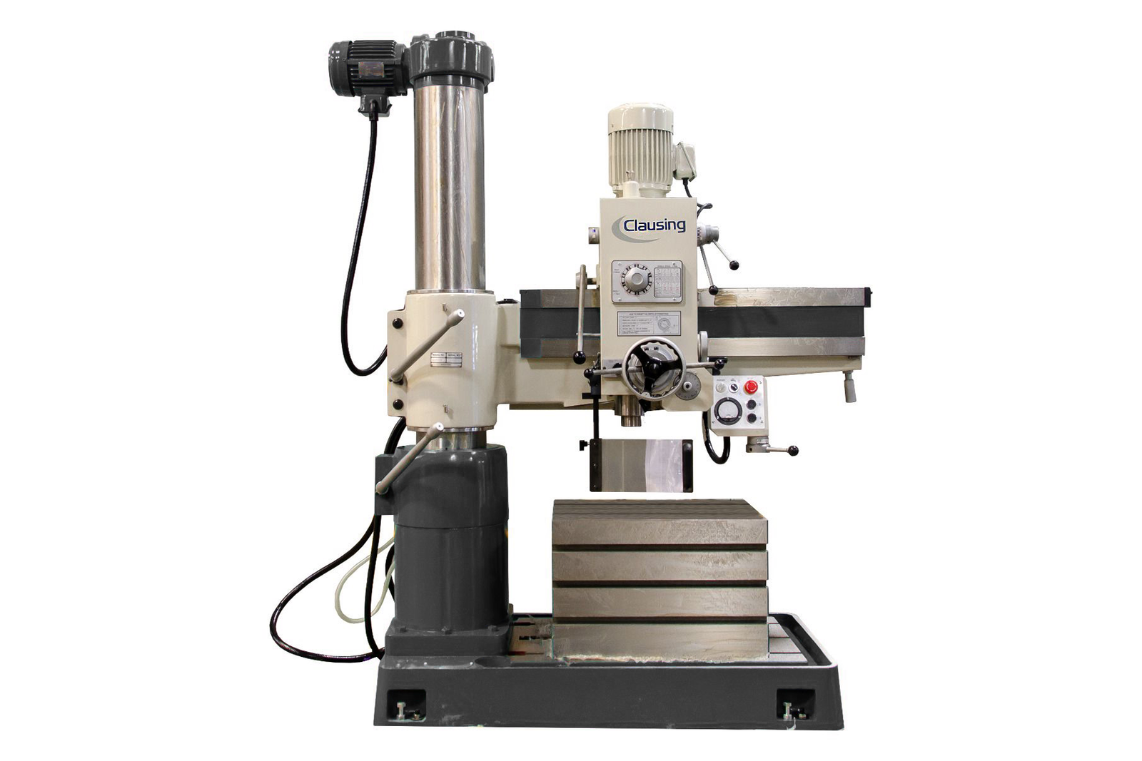 cl920a_clausing_radial_drill_37.4in_arm-1_0 Clausing 230V Three Phase 33.5” Arm 6-Speed Radial Drill CL820A - Image 1