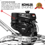 Power Trowel – 46″ – Kohler 14Hp – 120 Rpm - Image 3