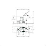 Concrete Surface Grinder – Core Prep CPG80E – Single Head – 8″ - Image 6