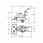 Concrete Surface Grinder – Core Prep CPG202E1 – Dual Head – 10″/12″ – Electric - Image 4