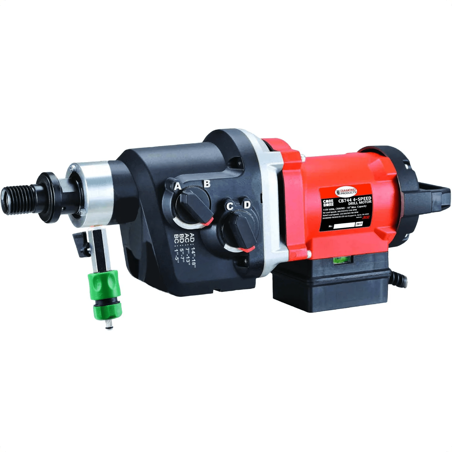 core-drill-for-sale-weka-cb744.png Core Bore Drill CB744 18″ – 25AMP|1PH – Rig-Mounted - Image 1