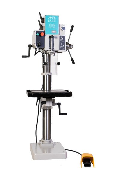 cql2m26dexclnynrkh7q_0 Palmgren 460V Three Phase 20” Power Feed Gear Head Drill Press with Foot Reversing Switch 9680247 - Image 1