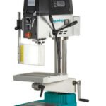 Clausing Erlo Belt-Drive 230V Three Phase 19.7” 10-Speed Step-Pulley Round-Column Floor Drill Press KL18