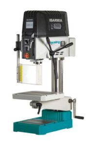 Clausing Erlo Belt-Drive 230V Three Phase 19.7” 10-Speed Step-Pulley Round-Column Floor Drill Press KL18