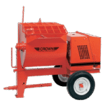 10 Cu Ft Mortar/Plaster Mixer Honda Gas Engine | Highway Towable