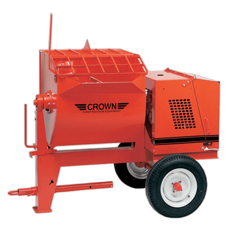 crown-mortar-mixer-for-sale-crown-construction-equipment-609896.png 10 Cu Ft Mortar/Plaster Mixer Honda Gas Engine | Highway Towable - Image 1