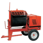 8 Cu Ft Mortar/Plaster Mixer Poly-Drum | Honda Gas Engine | Highway Towable