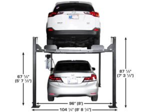 Atlas® Garage Apex 8 ALI Certified 4 Post Parking Lift 8,000 lbs - Image 4